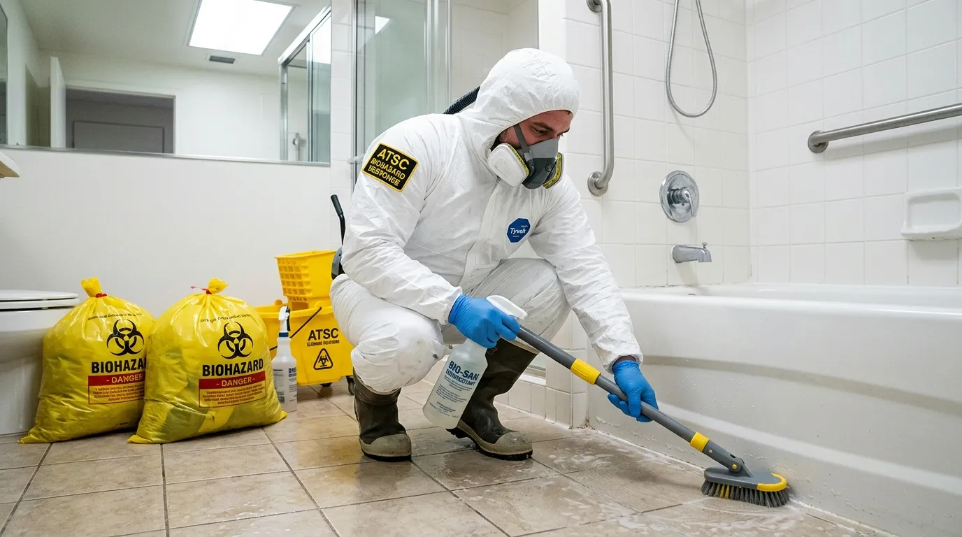 Decontamination equipment deployed for Blood Cleanup in Blaine